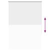 vidaXL Verdunkelungsrollo Wei&szlig; 100x150cm Stoffbreite 95,7cm Polyester