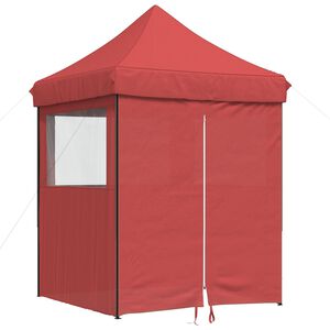 vidaXL Partyzelt 200 x 200 x 306 cm Bordeauxrot Oxford-Stoff