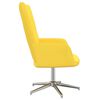 vidaXL Relaxsessel Senfgelb Stoff