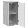 vidaXL Badezimmerschrank Wandmontiert Graues Sonoma 30 x 31,5 x 61 cm