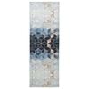 vidaXL Teppichl&auml;ufer LESAKA Silber 100 x 150 cm Diamant-Velours