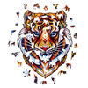 UNIDRAGON 273-tlg. Holzpuzzle Lovely Tiger King Size 30x38 cm