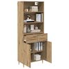 vidaXL Highboard Artisan-Eiche 69,5 x 34 x 180 cm Holzwerkstoff