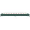 vidaXL Bettgestell ohne Matratze Dunkelgr&uuml;n 140x220 cm Samt