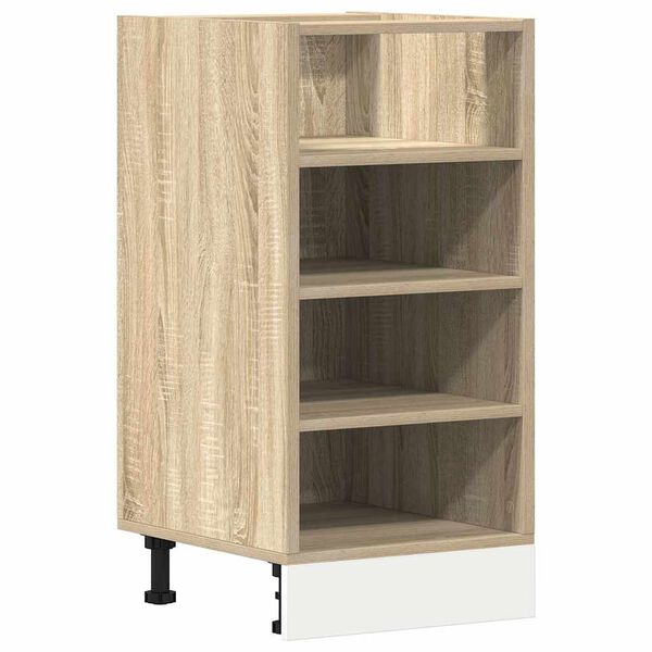 vidaXL Unterschrank Riga Sonoma-Eiche 40x44,5x81,5 cm Holzwerkstoff