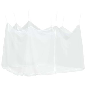 vidaXL Moskitonetz f&uuml;r den Au&szlig;enbereich, 220 Maschen, Wei&szlig;, 300 x 300 x 250 cm