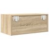 vidaXL TV-Schränke 2 Stk. Sonoma-Eiche 60x31x25,5 cm Holzwerkstoff