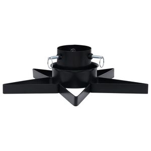 vidaXL Christbaumständer Schwarz 47x47x13,5 cm