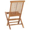 vidaXL 5-tlg. Garten-Essgruppe Klappbar Massivholz Teak