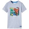 vidaXL Kinder-T-Shirt Grau 116