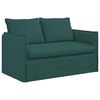 vidaXL Sofa 2 pcs Dunkelgr&uuml;n