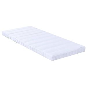vidaXL Erweiterbare Schaumstoffmatratze 80 x 200 cm Wei&szlig;
