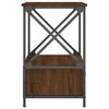 vidaXL Nachttische 2 Stk. Braun Eichen-Optik 50x41x65 cm Holzwerkstoff