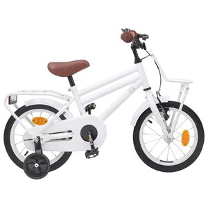 vidaXL Kinderfahrrad 12 Zoll f&uuml;r 2-4 Jahre alt Wei&szlig;