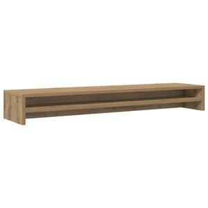 vidaXL Monitorständer Artisan Oak 100x24x13 cm Holzwerkstoff