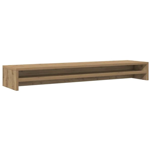 vidaXL Monitorständer Artisan Oak 100x24x13 cm Holzwerkstoff