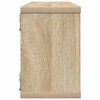vidaXL W&uuml;rfelregale 4 Stk. Sonoma-Eiche 60x15x23 cm Holzwerkstoff