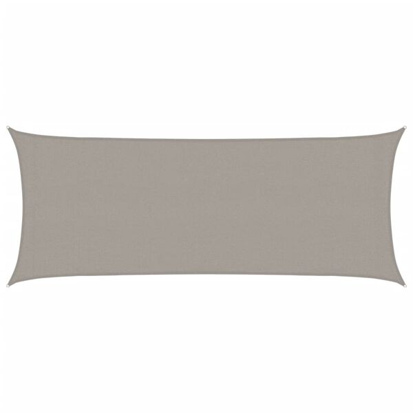 vidaXL Sonnensegel 160 g/m&sup2; Rechteckig Hellgrau 2x4,5 m HDPE