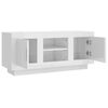 vidaXL TV-Schrank Hochglanz-Wei&szlig; 102x35x45 cm Holzwerkstoff