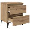 vidaXL Nachttisch Artisan-Eiche 40 x 35 x 50 cm Holzwerkstoff