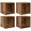 vidaXL TV-Schrankset 4 pcs Altholz 37 x 35 x 37,5 cm Holzwerkstoff