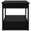 vidaXL Couchtisch Schwarz Eichen-Optik 72 x 50 x 50 cm Holzwerkstoff