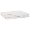 vidaXL Gewichtsdecke Wei&szlig; 200 x 230 cm 9 kg 100% Baumwolle 205T