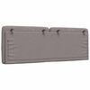 vidaXL Kopfteil-Kissen Taupe 140 cm Stoff