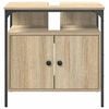 vidaXL Badezimmerschrank mit T&uuml;r Beige 60 x 30 x 60 cm Holzwerkstoff