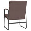 vidaXL Loungesessel Braun 55x64x80 cm Kunstleder