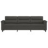 vidaXL 3-Sitzer-Sofa Dunkelgrau 210 cm Mikrofasergewebe