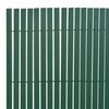 vidaXL Gartenzaun Doppelseitig PVC 90x300 cm Grün