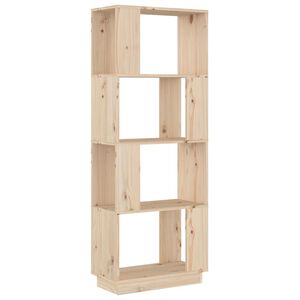 vidaXL B&uuml;cherregal/Raumteiler 51x25x132 cm Massivholz Kiefer