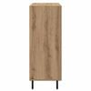 vidaXL Sideboard Artisan-Eiche 69,5 x 34 x 90 cm Verbundholz und Eisen