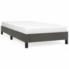 vidaXL Bettgestell ohne Matratze Dunkelgrau 90x200 cm Samt