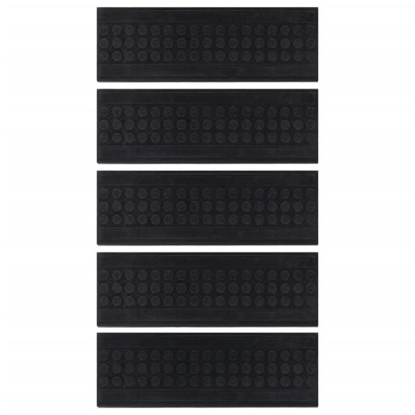 vidaXL Stufenmatten 5 Stk. 25x75 cm Gummi