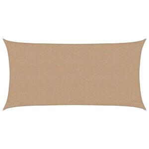 vidaXL Sonnensegel 160 g/m&sup2; Taupe 3x6 m HDPE