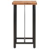 vidaXL Bartisch 55x55x107 cm Massivholz Akazie und Eisen