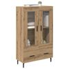 vidaXL Highboard Artisan-Eiche 69,5 x 31 x 115 cm Holzwerkstoff