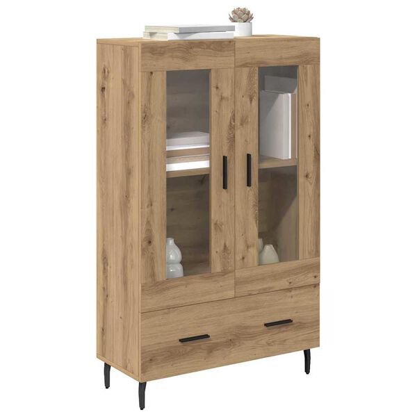 vidaXL Highboard Artisan-Eiche 69,5 x 31 x 115 cm Holzwerkstoff