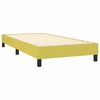 vidaXL Boxspringbett mit Matratze Gr&uuml;n 100x200 cm Stoff