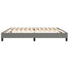 vidaXL Boxspringbettgestell Dunkelgrau 200x200 cm Stoff