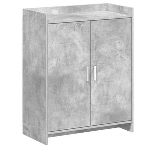 vidaXL Schuhschrank mit T&uuml;r Betongrau 73,5 x 36 x 92 cm Holzwerkstoff