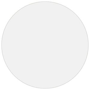 vidaXL Tischfolie Transparent &Oslash; 60 cm 1,6 mm PVC