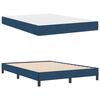 vidaXL Boxspringbett mit Matratze Blau 140 x 200 cm Stoff