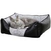 Kerbl Hundebett Chiara 55 x 45 cm Grau und Schwarz 80361
