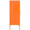 vidaXL Lagerschrank Orange 42,5x35x101,5 cm Stahl