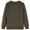 Kinder-Sweatshirt Dunkelkhaki Melange 104