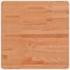 vidaXL Tischplatte 50x50x2,5 cm Quadratisch Massivholz Buche