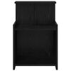 vidaXL Nachttisch Schwarz Eichen-Optik 40 x 35 x 60 cm Holzwerkstoff